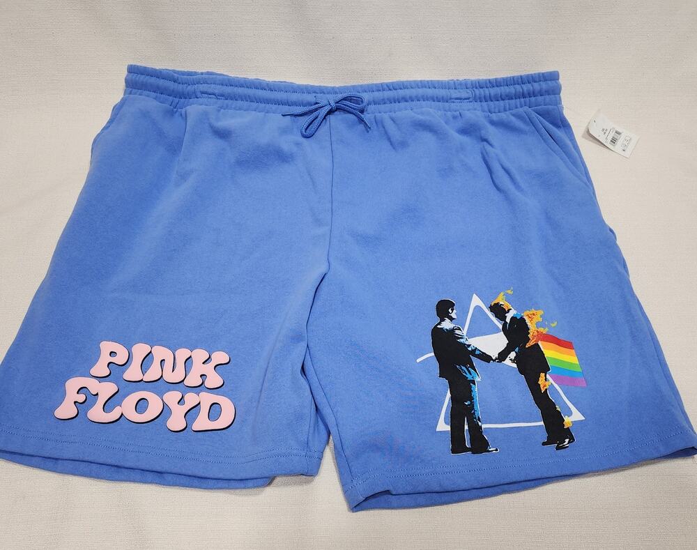Pink Floyd men's jogger shorts size 3XL NWT